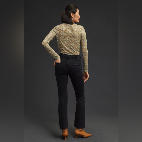 NWT MOTHER The Hustler Ankle Fray Jeans in Encounters At Night Size 26 - Picture 2 of 10